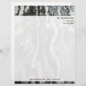 Gepersonaliseerde rottextuur met retouradres briefhoofd (Voorkant / Achterkant)