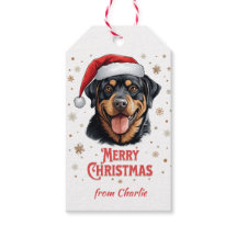 Gepersonaliseerde Rottweiler Hond Vrolijk Kerstfee