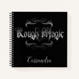 Gepersonaliseerde Rough Magic Spiral Notitieboek