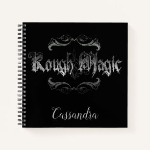 Gepersonaliseerde Rough Magic Spiral Notitieboek
