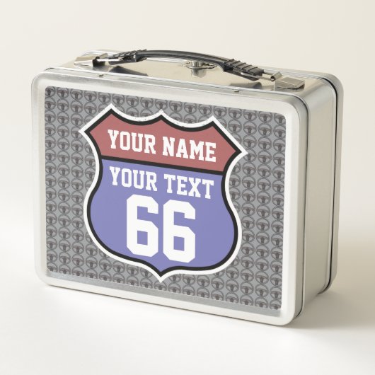 Gepersonaliseerde Route 66 (Achterkant)