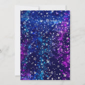 Gepersonaliseerde Royal Blue Verjaardag Masquerade Kaart (Achterkant)