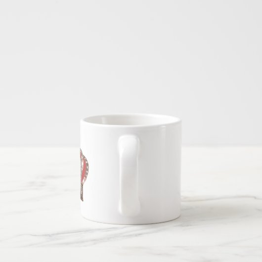 Gepersonaliseerde "Royal Crown" Espresso Kop (Achterkant)