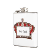 Gepersonaliseerde "Royal Crown" Heupfles (Links)