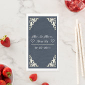 Gepersonaliseerde Royal Slate Table servet (Insitu)