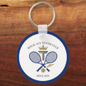 Gepersonaliseerde Royal Tennis Club sinds jaar en  Sleutelhanger (Voorkant)