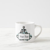 Gepersonaliseerde "Royal Tiara" Espresso Kop (Rechts)