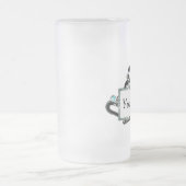 Gepersonaliseerde "Royal Tiara" Matglas Bierpul (Center)