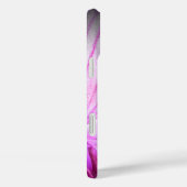 Gepersonaliseerde roze bloem Apple iPhone Case (Achterkant / Rechts)