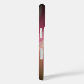 Gepersonaliseerde roze bloem Apple iPhone Case (Achterkant / Rechts)