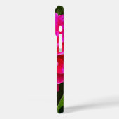 Gepersonaliseerde roze bloem Apple iPhone Case (Achterkant / Links)