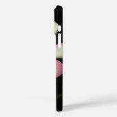 Gepersonaliseerde roze bloem Apple iPhone Case (Achterkant / Links)