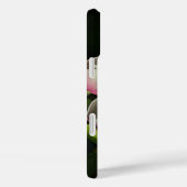 Gepersonaliseerde roze bloem Apple iPhone Case (Achterkant / Rechts)
