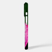 Gepersonaliseerde roze bloem Apple iPhone Case (Achterkant / Links)