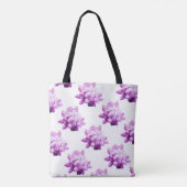 Gepersonaliseerde roze bloem Confetti Tote Bag (Achterkant)