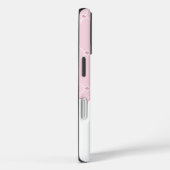 Gepersonaliseerde Roze Bloemen Case-Mate iPhone Case (Achterkant / Rechts)