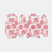 Gepersonaliseerde Roze Bloemen Geschenkdoos – Aang Bedankdoosjes (Uitgevouwen)