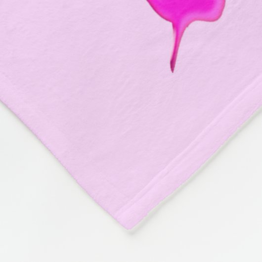 GEPERSONALISEERDE ROZE BLOEMEN SERENITEIT GEBED DE FLEECE DEKEN (Hoek)