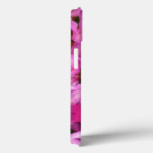 Gepersonaliseerde roze bloemenfoto Case-Mate iPhone case (Achterkant / Rechts)