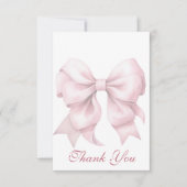 Gepersonaliseerde roze boog Vrijgezellenfeest Bedankkaart (Voorkant)