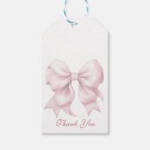 Gepersonaliseerde roze boog Vrijgezellenfeest Cadeaulabel (Voorkant)