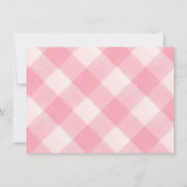 Gepersonaliseerde Roze Bow Coquette Esthetische Fo Bedankkaart (Achterkant)