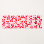 Gepersonaliseerde roze bril Yoga Mat (Achterkant (horizontaal))