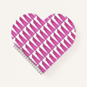 Gepersonaliseerde roze bruidsbruidsbruideweddensch notitieboek (Voorkant)