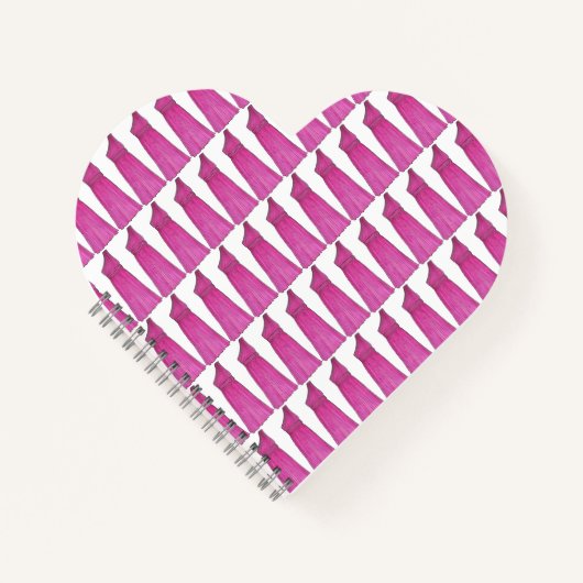 Gepersonaliseerde roze bruidsbruidsbruideweddensch notitieboek (Voorkant)