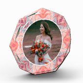 Gepersonaliseerde Roze bruiloft Jubileum Bruid Gif Fotoblokken (Links)