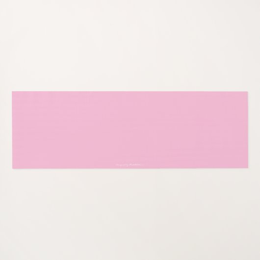 Gepersonaliseerde  Roze Bubbels Naam Yoga Mat (Achterkant (horizontaal))