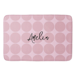 Gepersonaliseerde Roze Coquette Girly Gifts Badmat
