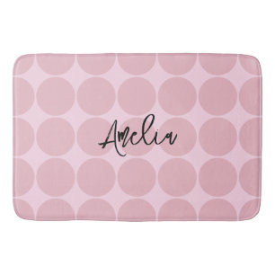 Gepersonaliseerde Roze Coquette Girly Gifts Badmat