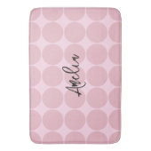Gepersonaliseerde Roze Coquette Girly Gifts Badmat (Voorkant Verticaal)