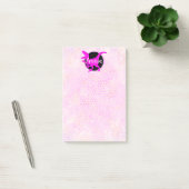 Gepersonaliseerde Roze Dinosaurus Post-it® Notes (Kantoor)