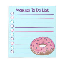 Gepersonaliseerde roze Donut Doughnut Sprinkles Fo