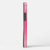 Gepersonaliseerde Roze Drip Glitter Trendy Glam Case-Mate iPhone Case (Achterkant / Rechts)