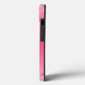 Gepersonaliseerde Roze Drip Glitter Trendy Glam Ho Case-Mate iPhone Case (Achterkant / Links)