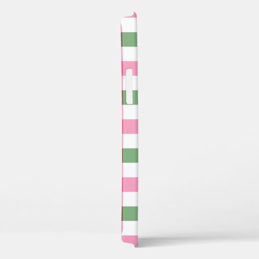 Gepersonaliseerde roze en groene spelden Case-Mate iPhone case (Achterkant / Rechts)