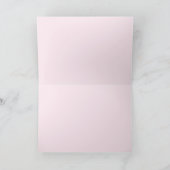 Gepersonaliseerde roze en rode geschulpte Valentij Kaart (Binnen)