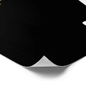 GEPERSONALISEERDE ROZE EN ZWART LOPEN ALS EEN MEIS POSTER (Hoek)