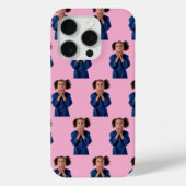 Gepersonaliseerde roze fotocollage Kids Verjaardag Case-Mate iPhone Case (Achterkant)