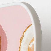 Gepersonaliseerde roze gebakken eieren en spek pat pickleball paddle (Links Detail)