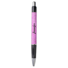 GEPERSONALISEERDE roze GIRLY GLITTER MET NAAM Pen