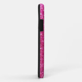 Gepersonaliseerde Roze Glitter Girly 7 Fotocollage Case-Mate iPhone Case (Achterkant/rechts)