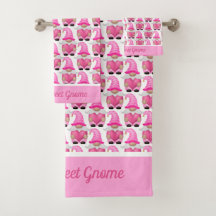 Gepersonaliseerde roze gnomen Hearts Woodland Whim