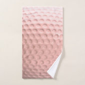Gepersonaliseerde roze golfslagsport bad handdoek (Handdoek)