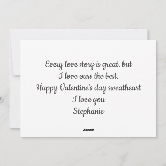 Gepersonaliseerde roze hartballonnen Valentijnsdag Feestdagenkaart (Achterkant)