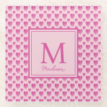 Gepersonaliseerde roze harten