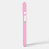 Gepersonaliseerde Roze iPhone Case - Aangepaste na (Achterkant / Links)